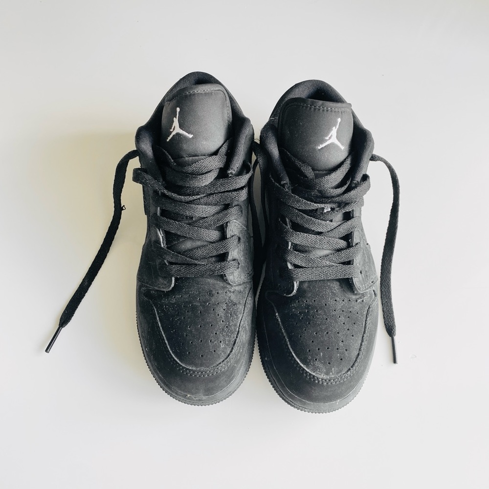 Nike Air Jordan AJ1 Low Black Like-New 3.5Y